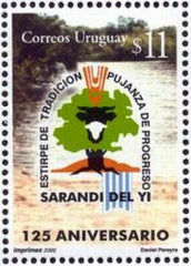 125 Aniversario Sarandí del Yi - Localidad del Departamento de Durazno - 2000 -