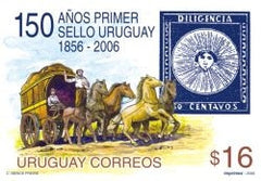 150 Años del primer sello Uruguayo - 2006 -