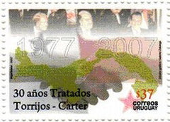 Sello Conmemorativo“30 Años Tratados Torrijos-Carter” - 2007 -