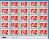 Serie Permanente " José Gervasio Artigas - Color Lacre" - 2025