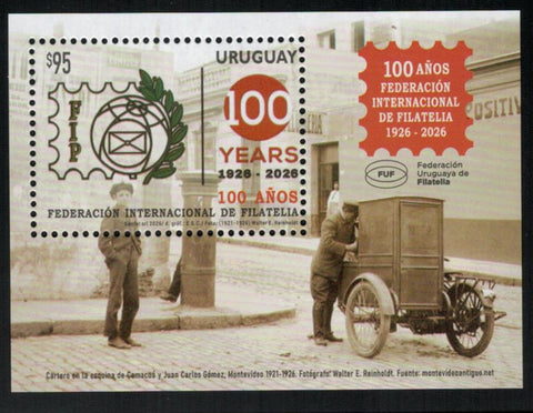 100 Años Federación Internacional de Filatelia 1926 -2026