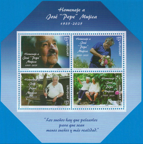 Hoja Filatélica Homenaje a José “Pepe” Mujica -2026