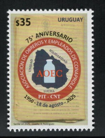 " 75 Aniversario AOEC" (Asociación de Obreros y Empleados de Conaprole)