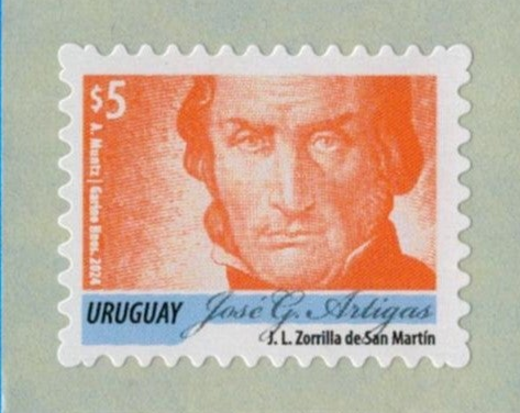 Serie Permanente José G. Artigas - Color naranja - 2024