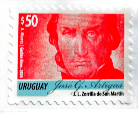 “José Gervasio Artigas – Color Lacre”  - 2026