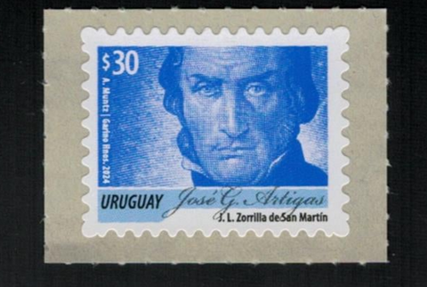 Serie permanente José G. Artigas (color azul) - 2024