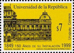 Universidad de la República - 150 Años de su fundación - 1999 -