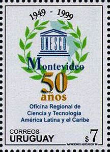 50 años de la ORCYT - UNESCO --Oficina Regional de Ciencia y Tecnología de la UNESCO para América Latina y el Caribe - 1999 -