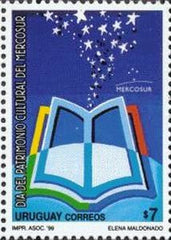 Patrimonio Cultural -Emisión Mercosur - El ibro - 1999 -