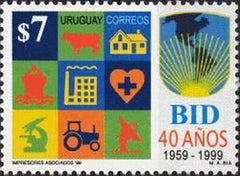 Banco Interamericano de Desarrollo BID - 40 Años de su establecimiento - 1999 -