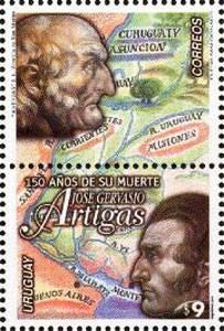 Homenaje al protector de los Pueblos Libres - José Gervasio Artigas -Héroe Nacional - Sequiscentenario de su muerte - 2000 -