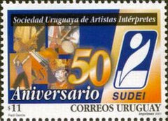 50 Aniversario Sociedad Uruguaya de Artistas e Intérpretes (SUDEI) - 2001 -