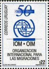 50 Aniversario de la Organización Internacional para las Migraciones - OIM - 2001 -