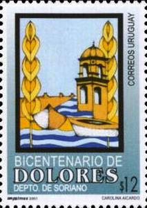 Bicentenario Ciudad de Dolores - Soriano - 2001 -