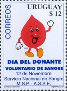 Día Nacional del Donante Voluntario de Sangre - SNS - 2001 -