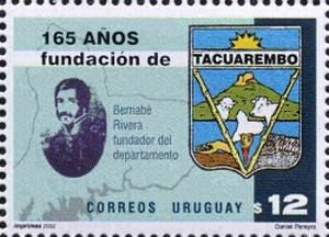 165 Años Proceso Fundacional del Departamento de Tacuarembó - 2002 -