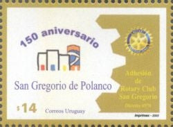 150 Años de San Gregorio de Polanco-Tacuarembò - 2003 -
