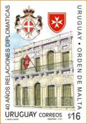 40 años de las Relaciones Diplomáticas Uruguay – Orden de Malta - 2006 -