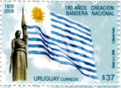 180 Años Creación Primera Bandera Nacional - 2008 -