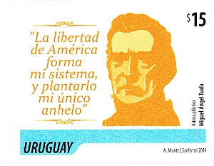 Permanent Set 250 Years of the Birth of José Gervasio Artigas (Orange) 2014|Serie Permanente 250 Años Natalicio José Gervasio Artigas (Naranja) 2014
