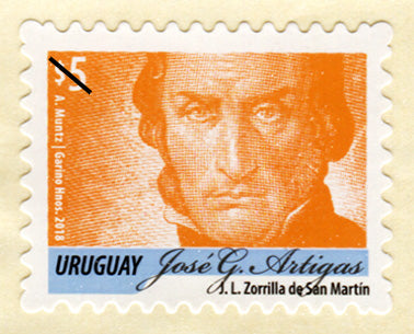Permanent Set José Gervasio Artigas (Orange) - 2018 -|Serie Permanente José Gervasio Artigas (Naranja) - 2018 -
