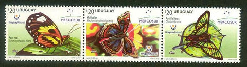 Serie Mercosur - Mariposas del Uruguay - 2016 -