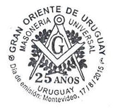 25 Aniversario Gran Oriente de Uruguay (1990 – 2015) - 2015 -