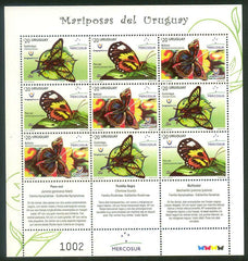 Serie Mercosur - Mariposas del Uruguay - 2016 -