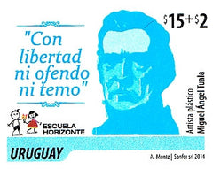 Permanent Set 250 Years of the Birth of José Gervasio Artigas (Cyan) 2014|Serie Permanente 250 Años Natalicio José Gervasio Artigas (Cian) 2014